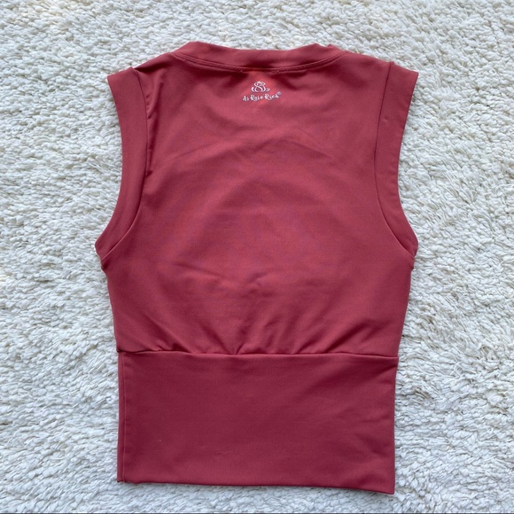 AS ROSE RICH Workout Top. ( Color : Rust) - Picture 2 of 12